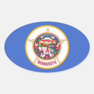 Sticker Ovale Minnesota