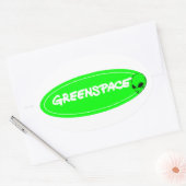 Sticker Ovale Mission Mars (Enveloppe)