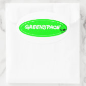 Sticker Ovale Mission Mars (Sac)