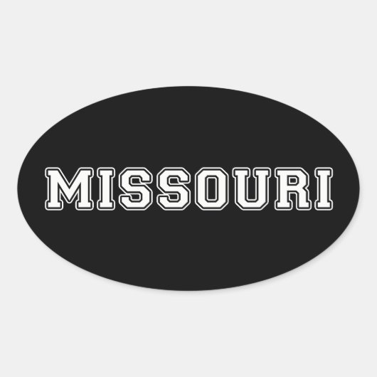 Sticker Ovale Missouri (Devant)