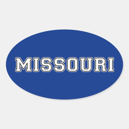 Sticker Ovale Missouri (Devant)