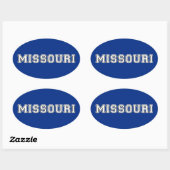 Sticker Ovale Missouri (Feuille)