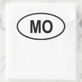 Sticker Ovale Missouri "MO" (Sac)