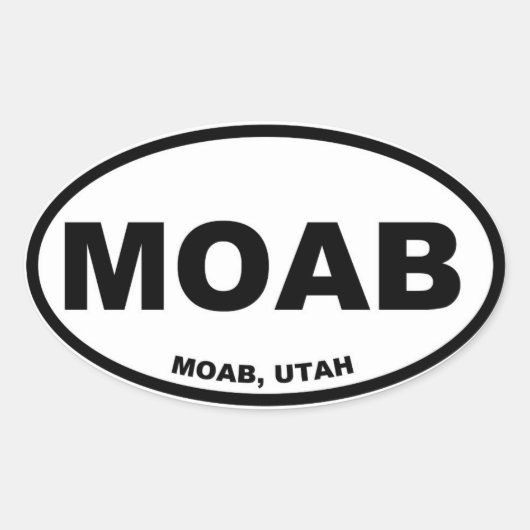 STICKER OVALE MOAB (Devant)
