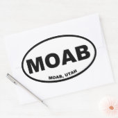 STICKER OVALE MOAB (Enveloppe)