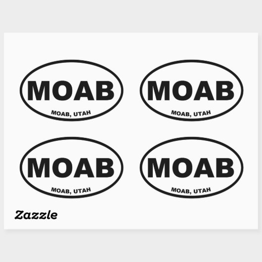 STICKER OVALE MOAB (Feuille)