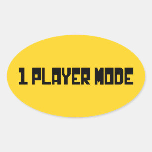 Sticker Ovale Mode Lecteur unique/un