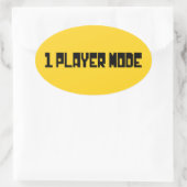 Sticker Ovale Mode Lecteur unique/un (Sac)