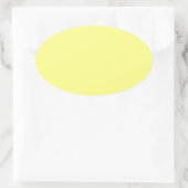 Sticker Ovale Modèle blanc Arrière - plan jaune (Sac)