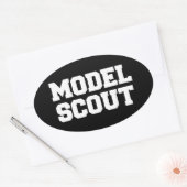 STICKER OVALE MODÈLE DE SCOUT (Enveloppe)