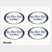 Sticker Ovale Mon autre tour (Feuille)