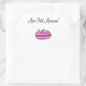 Sticker Ovale Mon Petit Macaron (Sac)