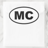 Sticker Ovale Monaco MC Europe (Sac)