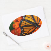 Sticker Ovale Monarque (Enveloppe)
