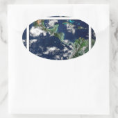 Sticker Ovale Monde ouvert (Sac)