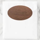 Sticker Ovale Monogramme en cuir Brown (Sac)
