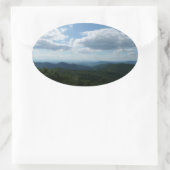Sticker Ovale Montagnes Appalaches II Shenandoah (Sac)