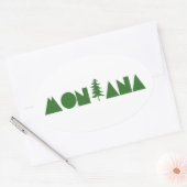 Sticker Ovale Montana (Enveloppe)