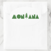 Sticker Ovale Montana (Sac)