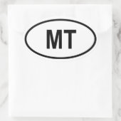 Sticker Ovale Montana "MT" (Sac)