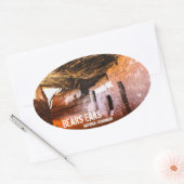 Sticker Ovale Monument national de Bears Ears (Enveloppe)