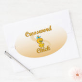 Sticker Ovale Mot de passe (Enveloppe)