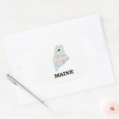 STICKER OVALE MOT ÉTAT (Enveloppe)
