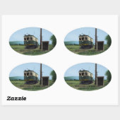 Sticker Ovale Moteur de transport ferroviaire H&F #5 (Feuille)