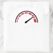 Sticker Ovale Moto Speedo (Sac)