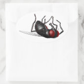 Sticker Ovale Mourir Volant (Sac)