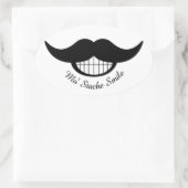 Sticker Ovale Moustache (Sac)