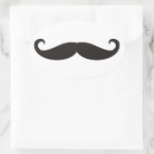 Sticker Ovale Moustache / Moustache / Schnurrbart (Sac)