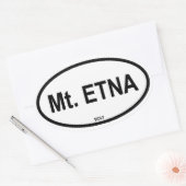 Sticker Ovale Mt. ETNA (Enveloppe)
