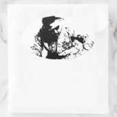Sticker Ovale Musique (Sac)