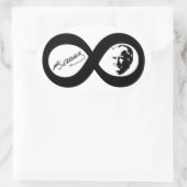 Sticker Ovale Mustafa Kemal Ataturk (Sac)