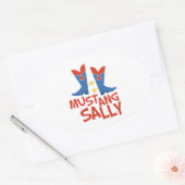 Sticker Ovale Mustang Sally (Enveloppe)