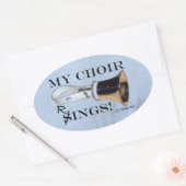 Sticker ovale My Choir Rings (Enveloppe)