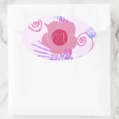 Sticker Ovale My Little Princess : Baby Pink Vector Inspirationa (Sac)