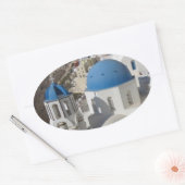 Sticker Ovale Mykonos Grèce Travel (Enveloppe)