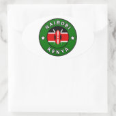 Sticker Ovale Nairobi Kenya (Sac)