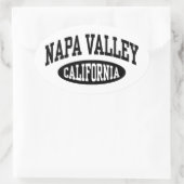 Sticker Ovale Napa Valley California (Sac)