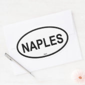 STICKER OVALE NAPLES (Enveloppe)