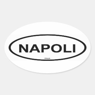 Sticker Ovale Napoli