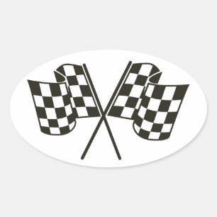 Sticker Ovale nascar