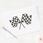 Sticker Ovale nascar (Enveloppe)