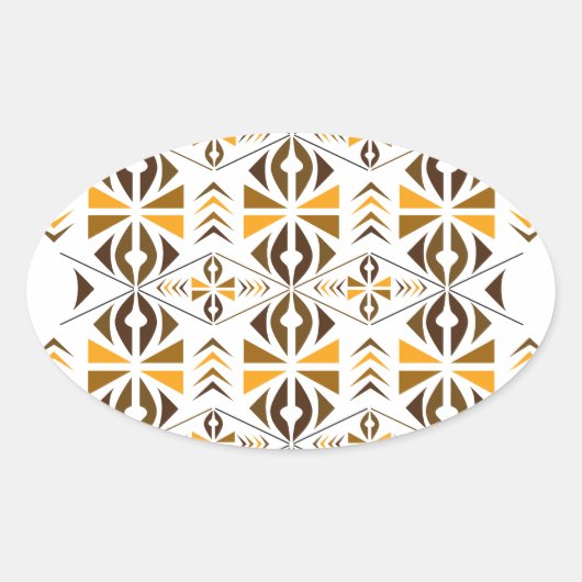 Sticker Ovale Navajo (Devant)