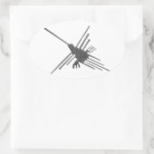 Sticker Ovale Nazca Lines Hermitage Newsprint (Sac)
