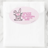 Sticker Ovale Ne pas vous rappeler (Sac)