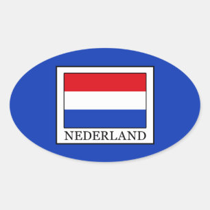 Sticker Ovale Nederland