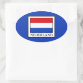 Sticker Ovale Nederland (Sac)